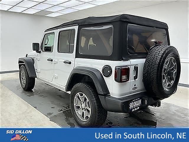Used 2018 Bright White Clearcoat Jeep Sport S image 6