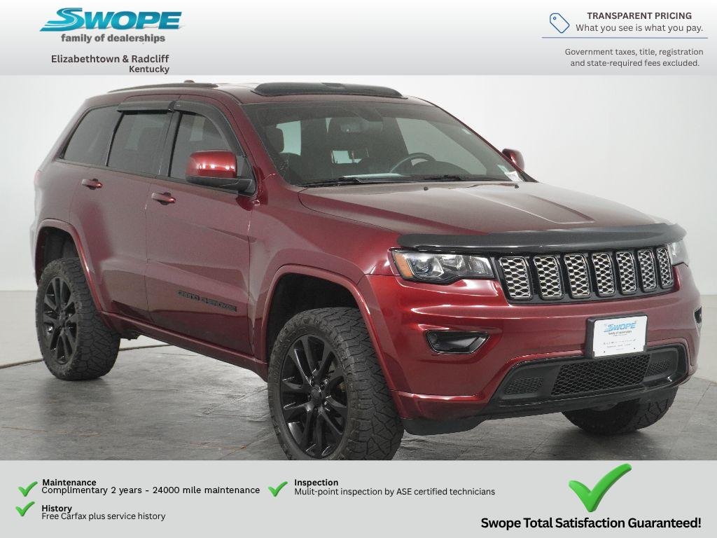 Used 2019 Velvet Red Pearlcoat Jeep Altitude image 1