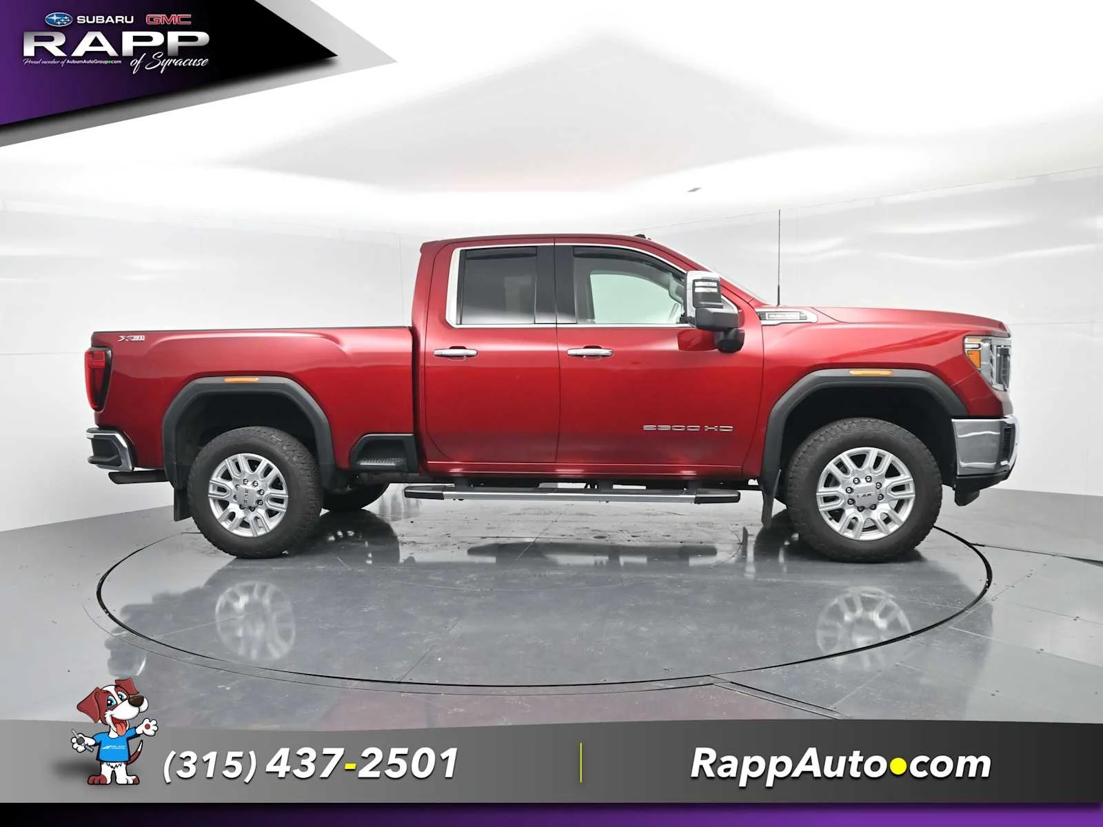 Used 2022 Cayenne Red Tintcoat GMC SLT image 3