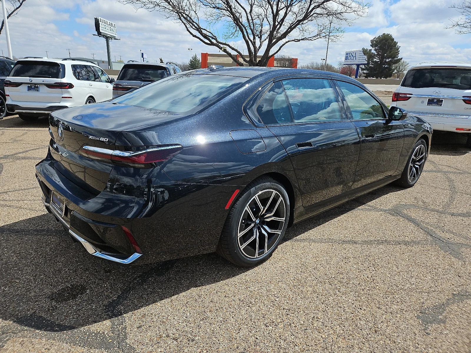New 2024 Black Sapphire Metallic BMW xDrive60 (A1) All-Wheel Drive image 4