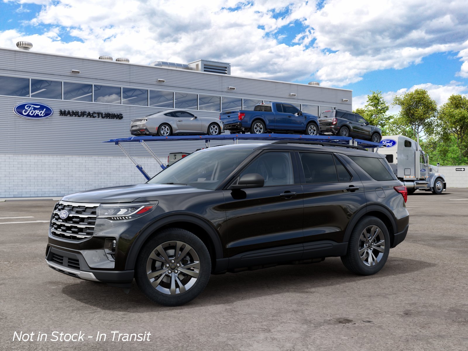 New 2027 Agate Black Metallic Ford Active image 1