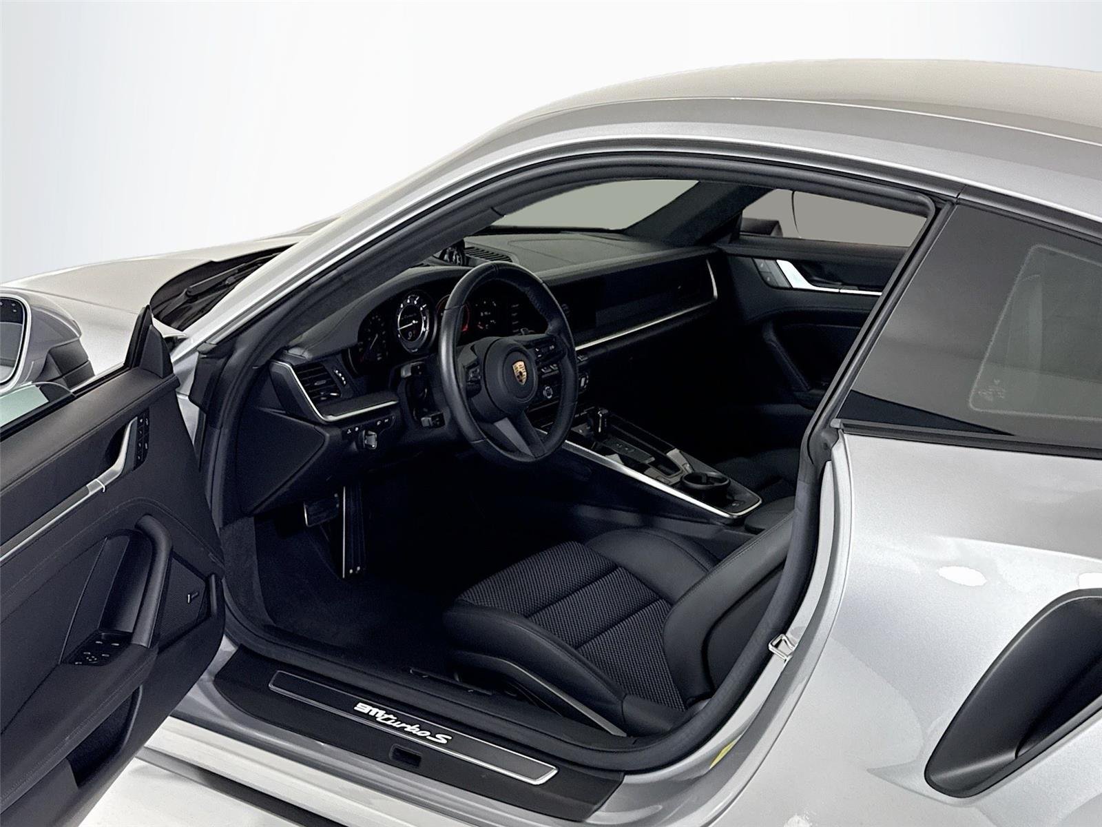 Used 2024 GT Silver Metallic Porsche Turbo S | AG Luxury Wheels |PCCB | Front Lift | Sport Seats image 12