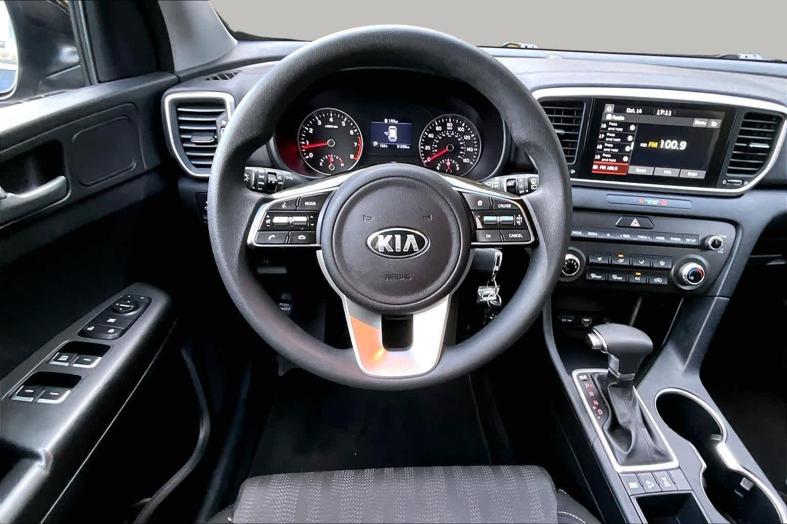 Used 2020 Black Cherry Pearl Kia LX image 6