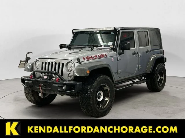 Used 2017 Billet Silver Metallic Jeep Unlimited Rubicon image 1