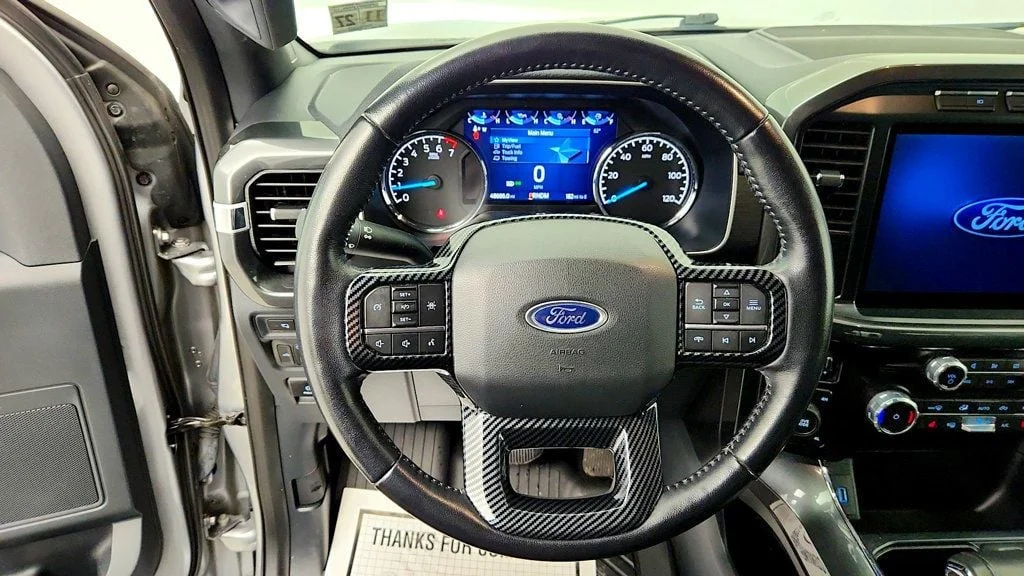 Used 2022 Iconic Silver Metallic Ford XLT 4WD SuperCrew 5.5