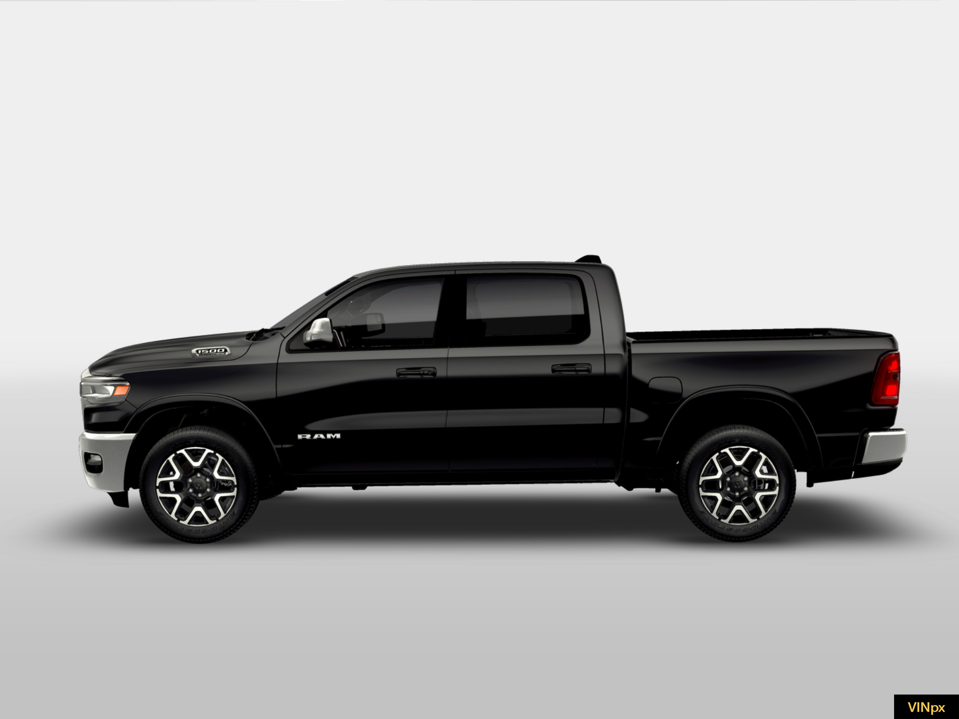 New 2026 Diamond Black Crystal Pearl-Coat Exterior Paint RAM LARAMIE image 3