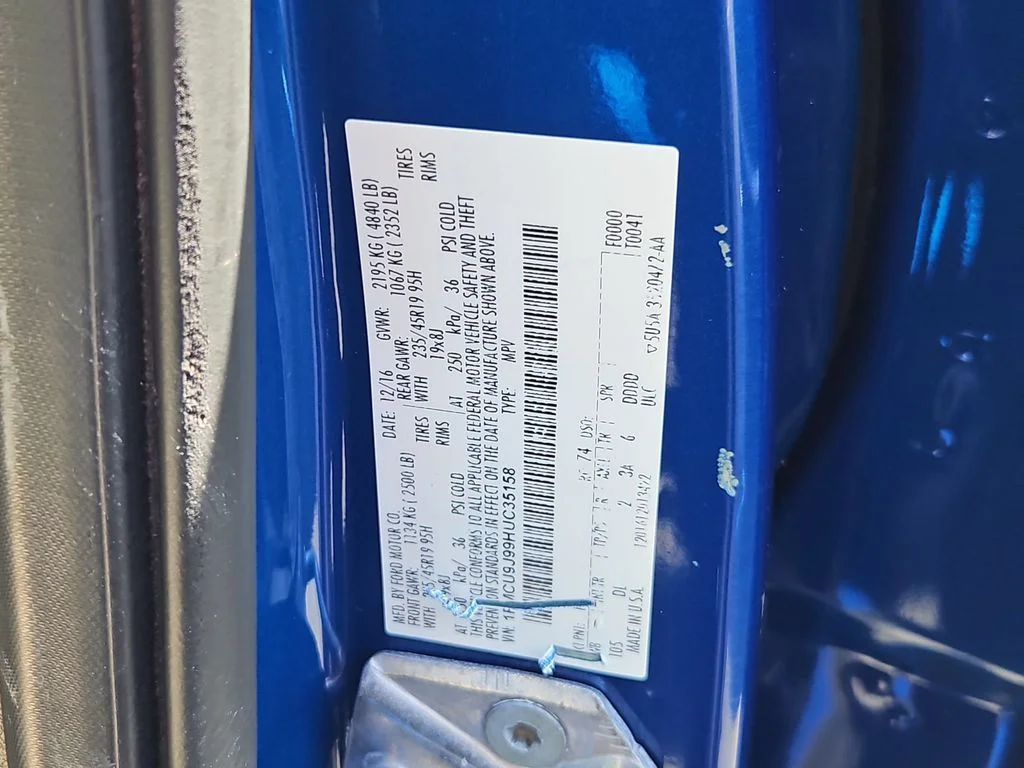 Used 2017 Lightning Blue Metallic Ford Titanium image 32