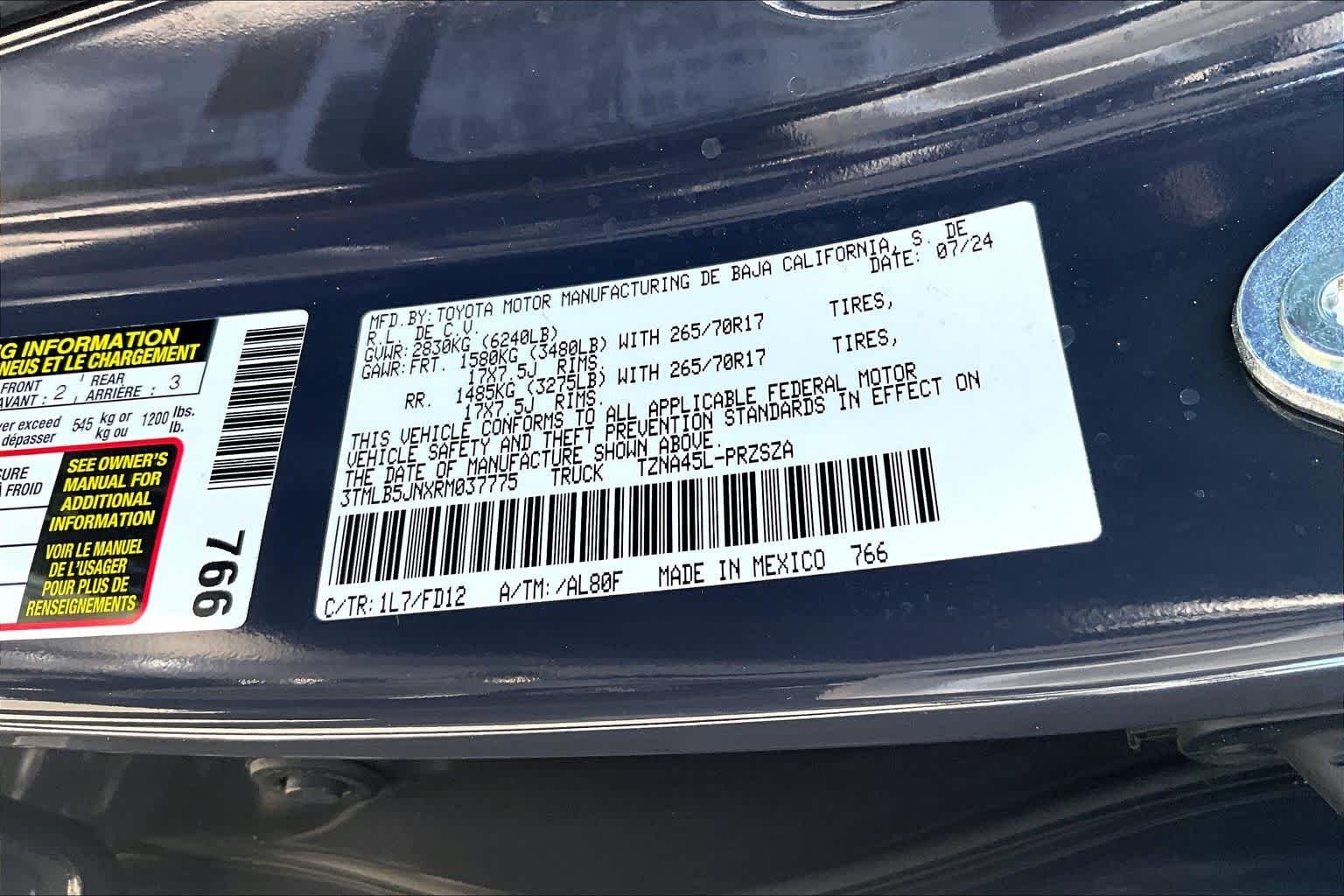 2024 Toyota Tacoma TRD Off Road - Photo 36