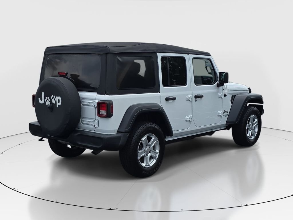 Used 2019 White Jeep Unlimited Sport S image 5