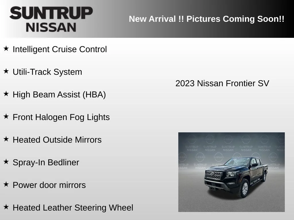Used 2023 Black Nissan SV image 18