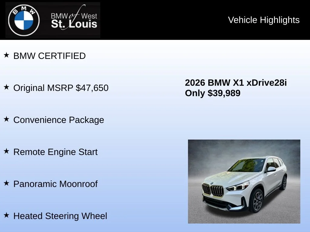 Used 2026 White BMW xDrive28i image 8