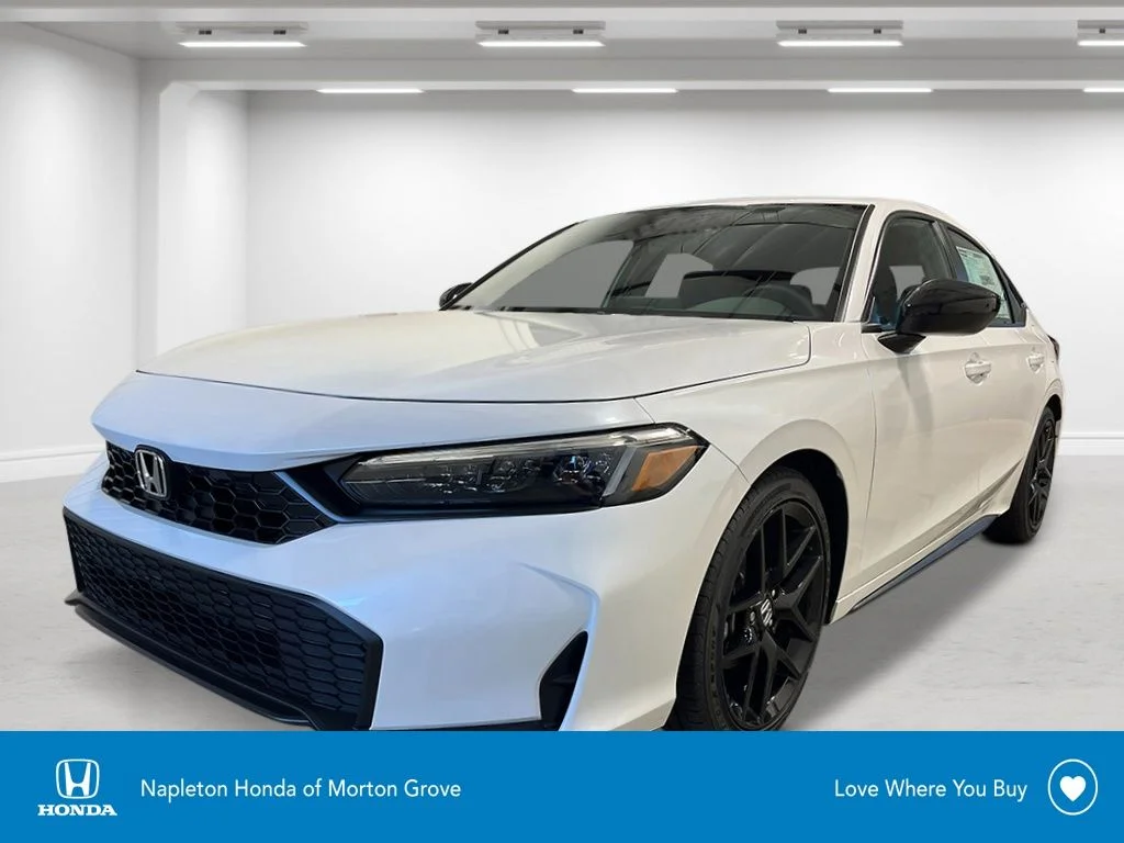 New 2026 Platinum White Pearl Honda Sport image 1
