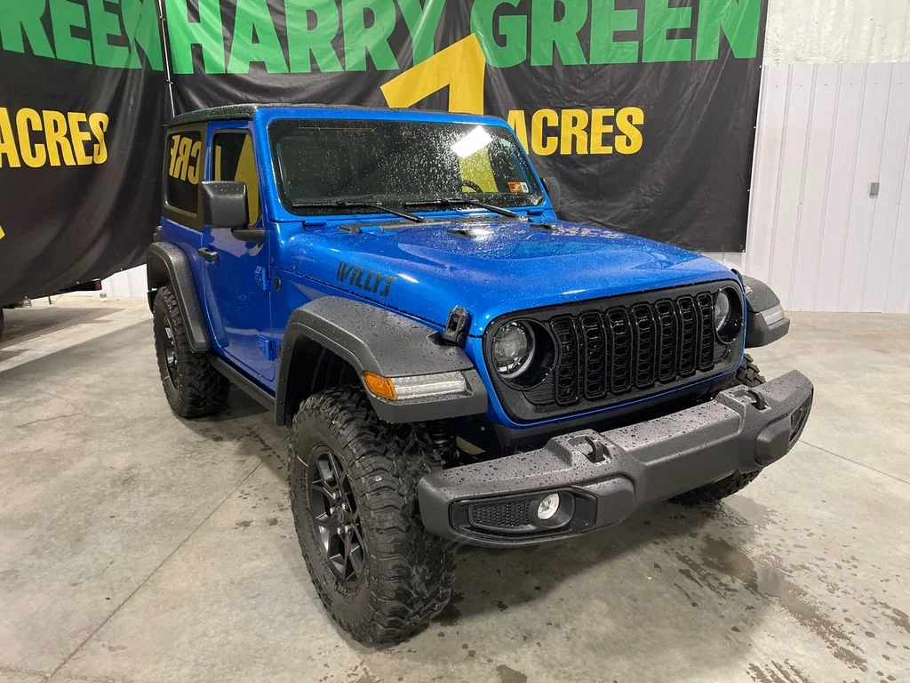 New 2026 Hydro Blue Pearl-Coat Exterior Paint Jeep Willys image 3