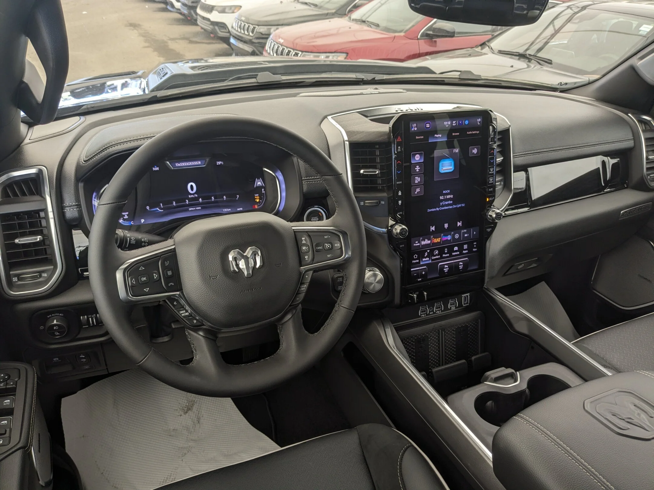 Used 2026 Black RAM Laramie - - 4x4 - Night Edition - Laramie Level II - Dual Pane Sunroof - Power Boards & More! image 25