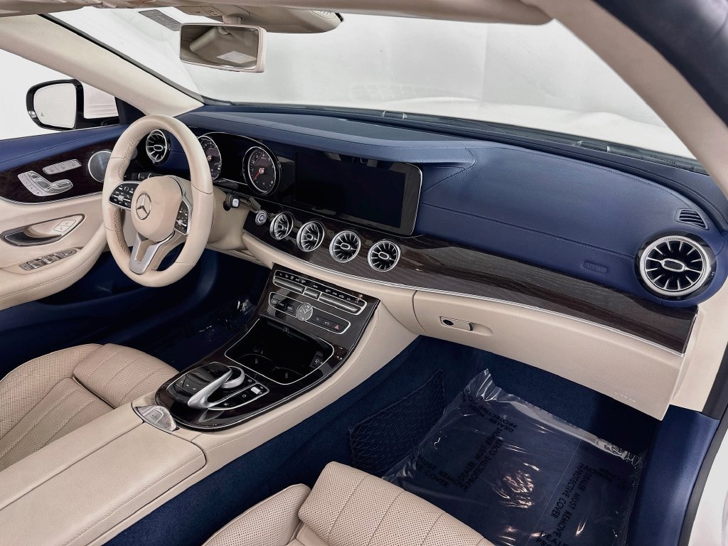 Used 2019 White Mercedes-Benz E 450 CONVERTIBLE BLUE TOP YACHT BLUE LEATHER INT. image 29
