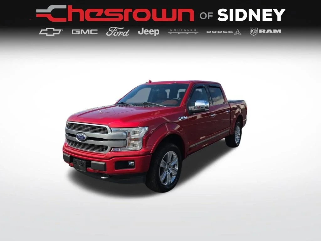 Used 2020 Red Ford Platinum image 1