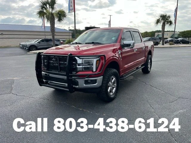 Used 2025 Rapid Red Metallic Tinted Clearcoat Ford Lariat image 34
