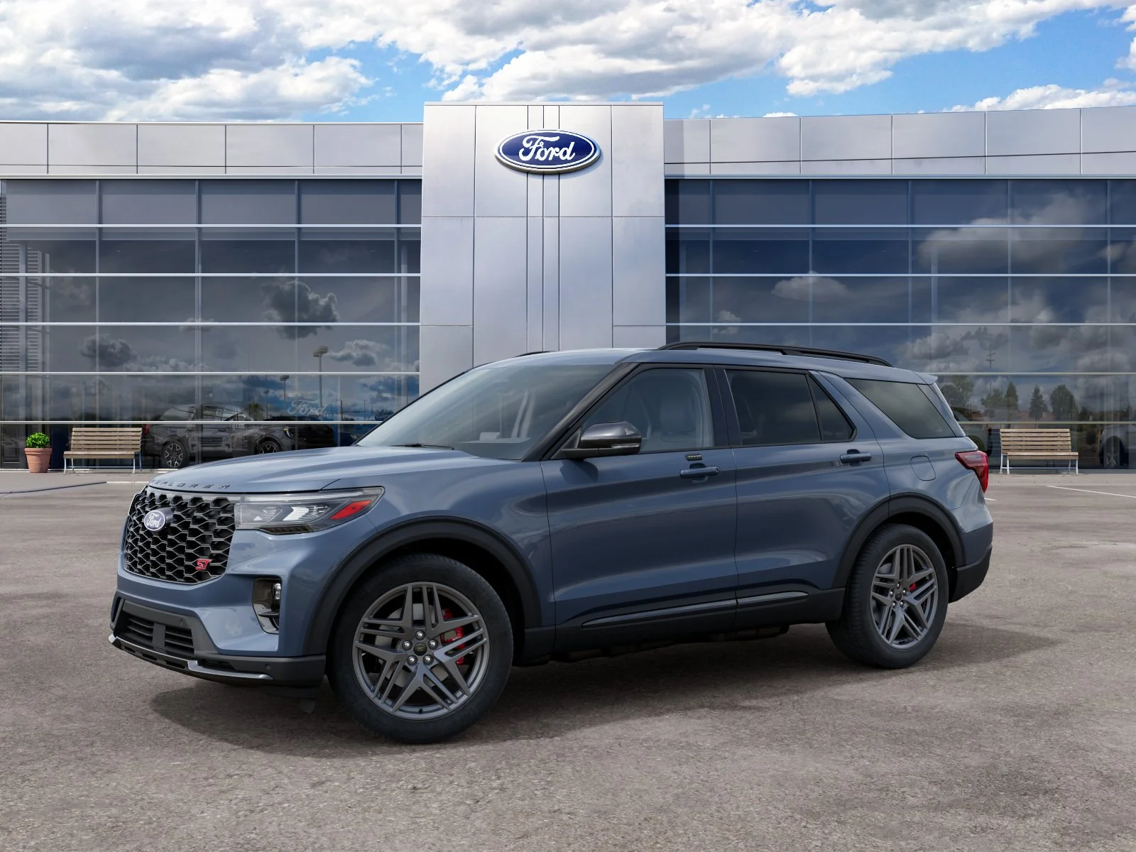 New 2027 Vapor Blue Metallic Ford ST image 1