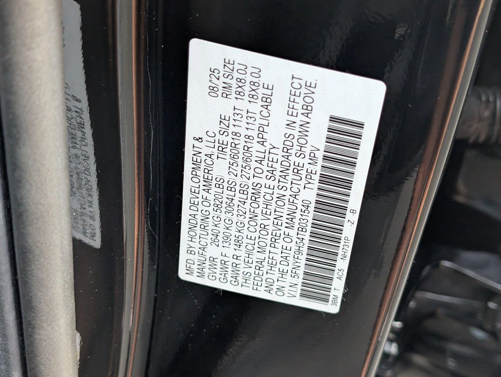 Used 2026 Crystal Black Pearl Honda TrailSport image 14
