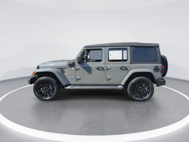 Used 2022 Gray Jeep Unlimited Sahara 4xe image 5