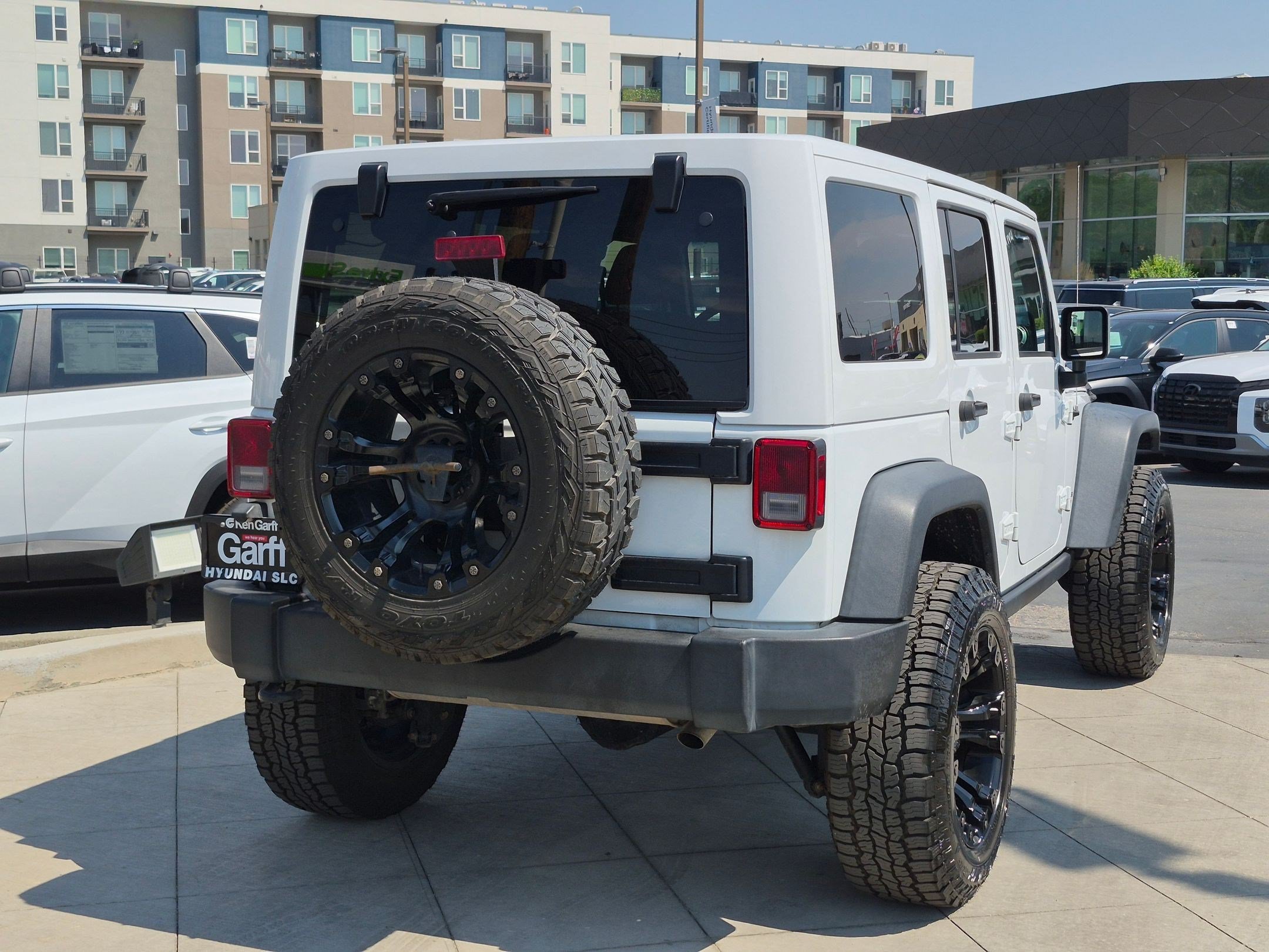 Used 2017 Bright White Clearcoat Jeep Rubicon image 3