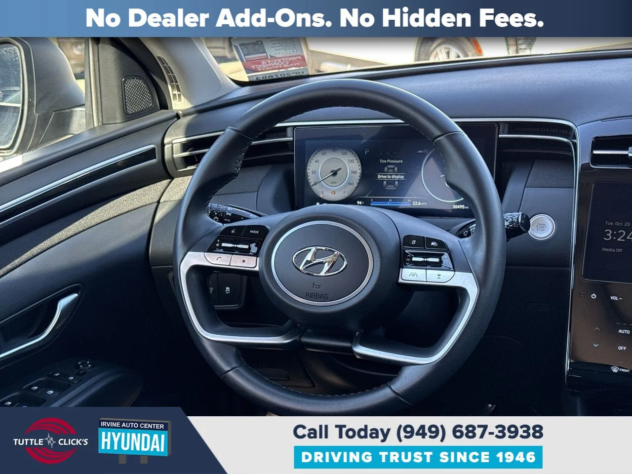 Used 2024 HAMPTON GRAY HYUNDAI SEL image 24