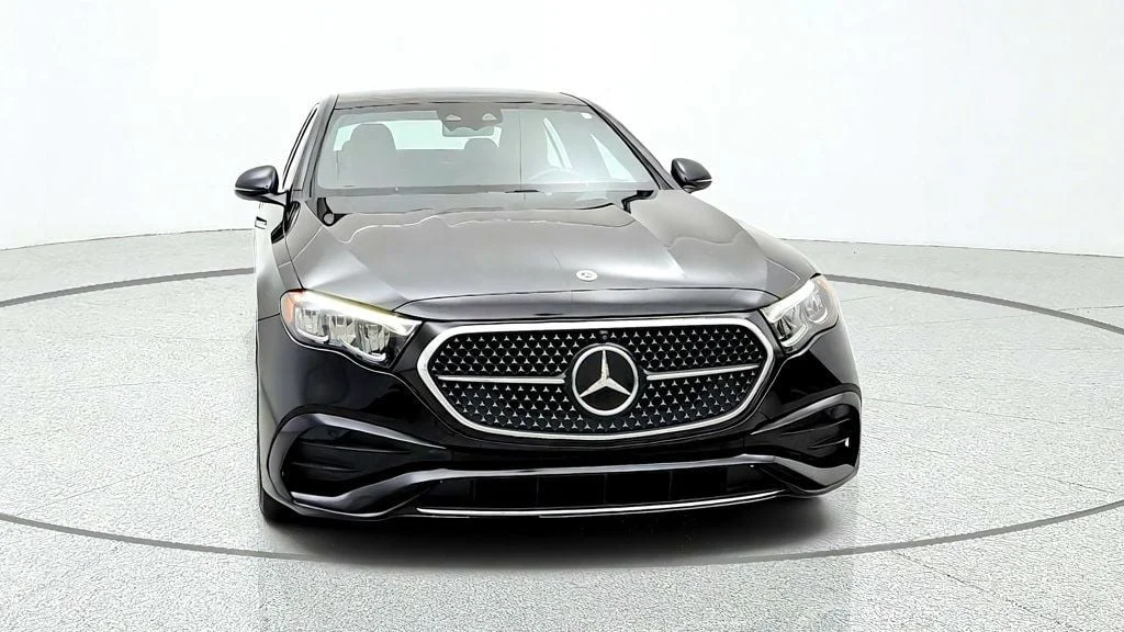 Used 2025 Black Mercedes-Benz E 450 4MATIC® Sedan image 2