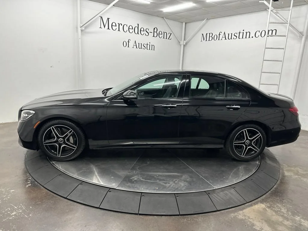 Certified Used 2022 Black Mercedes-Benz E 350 image 4