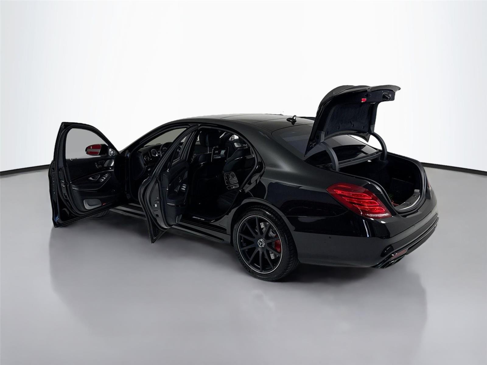 Used 2015 Obsidian Black Metallic Mercedes-Benz S 65 AMG® | Rear TVs | RennTech Upgrades image 47