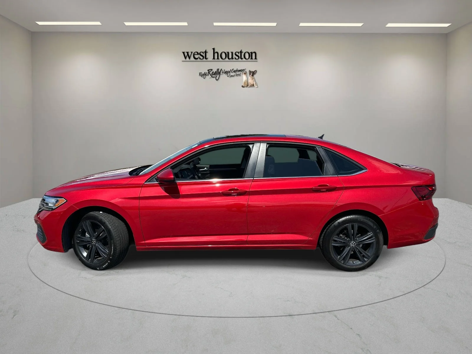 Used 2024 Kings Red Metallic Volkswagen SE Auto image 8