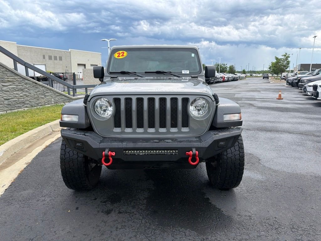 Used 2022 Jeep Wrangler Unlimited Sport S with VIN 1C4HJXDN4NW143911 for sale in Kansas City