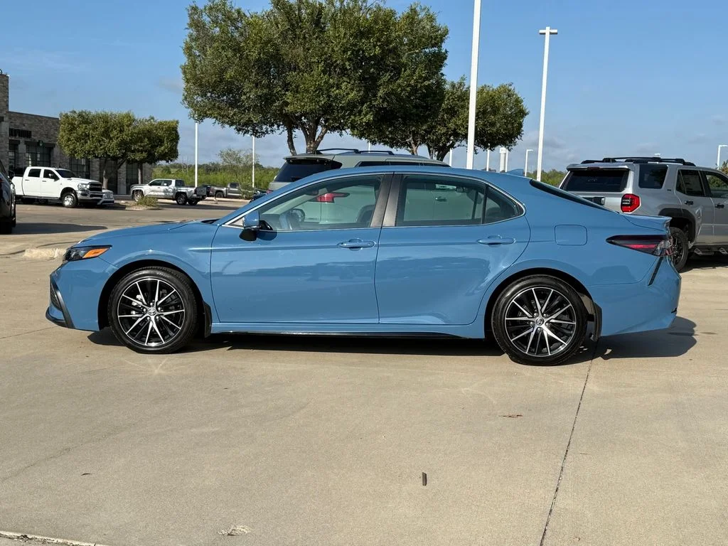 Certified Used 2024 Blue Toyota SE image 2