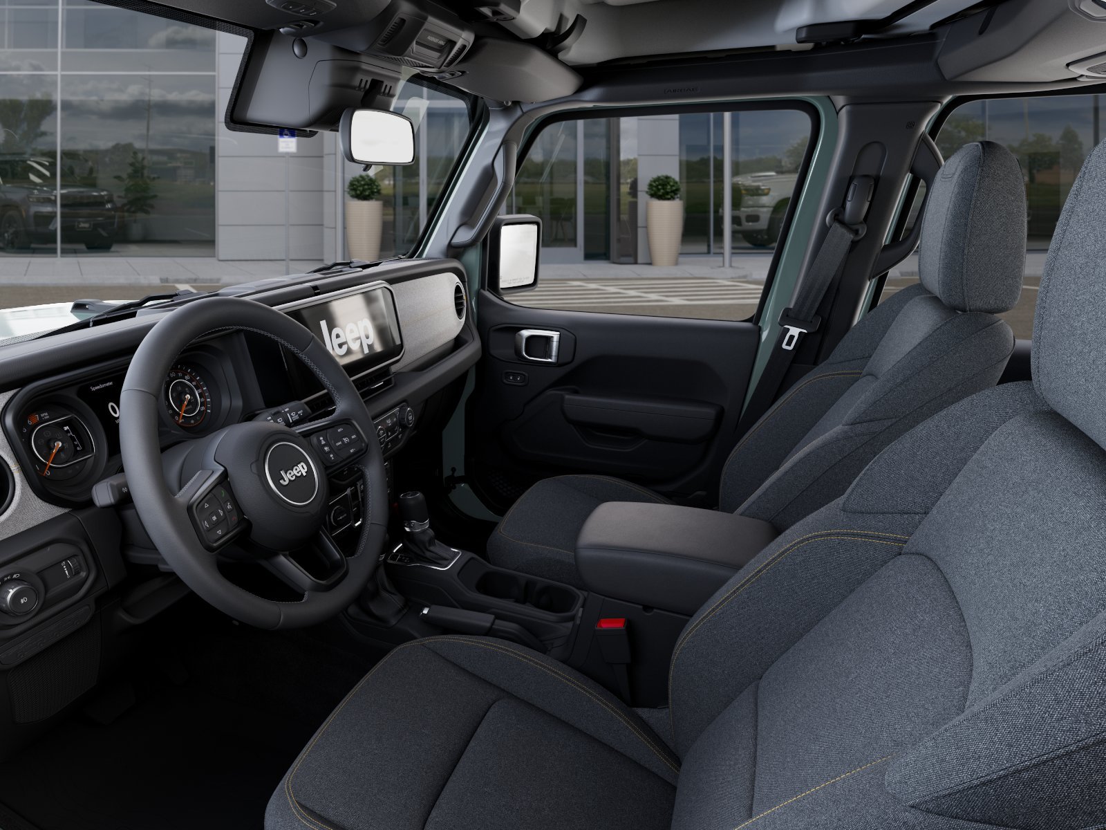 New 2026 Earl Clear-Coat Exterior Paint Jeep 4-Door Sport S 4x4 image 48