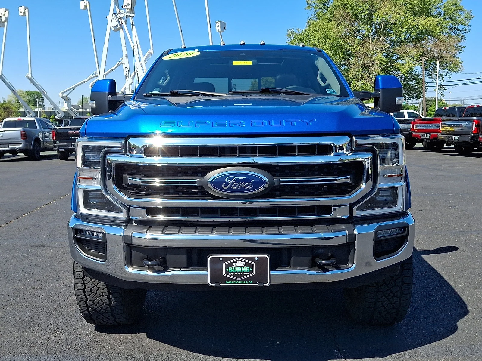 Used 2020 Velocity Blue Metallic   E7 Ford LARIAT image 3