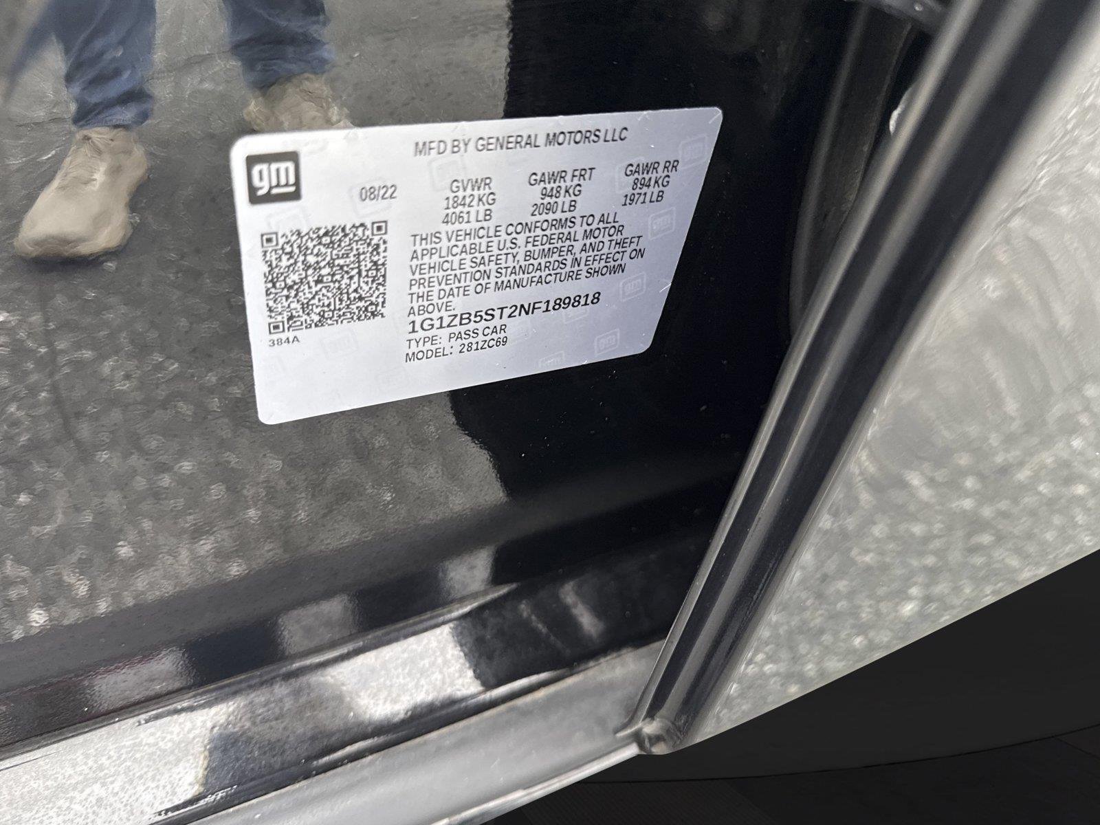 Used 2022 MOSAIC BLACK METALLIC Chevrolet LS image 35