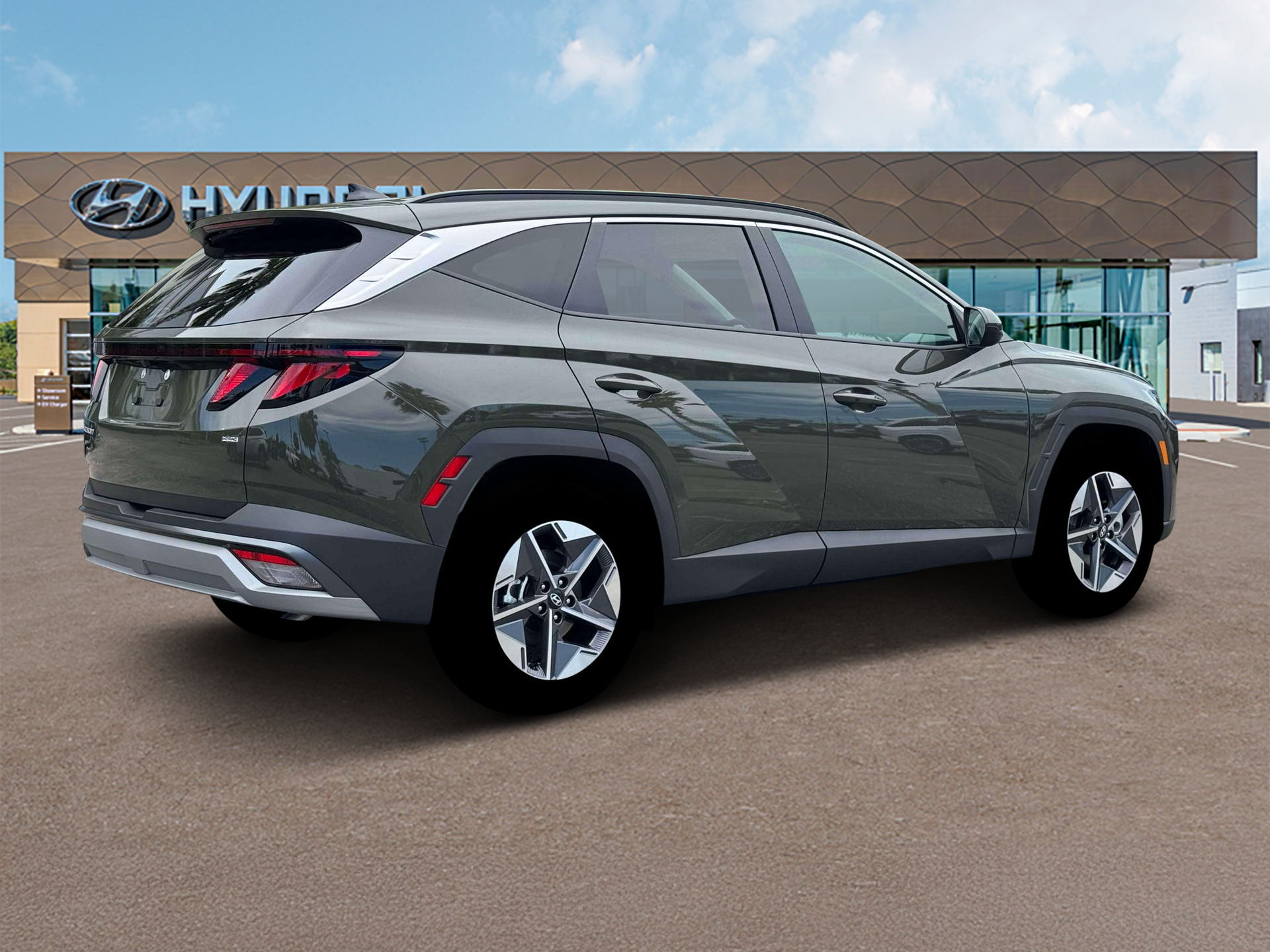 New 2026 Green Hyundai SEL AWD image 8