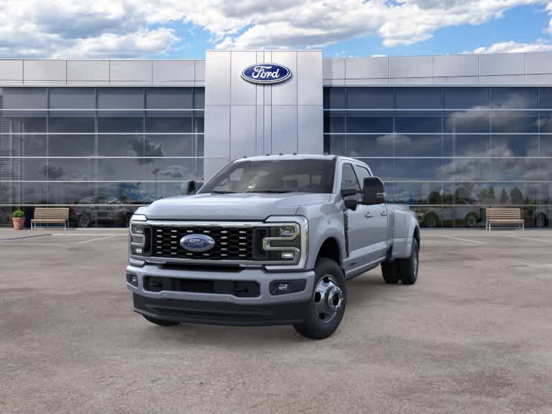 New 2026 Glacier Gray Metallic Tri-Coat Ford F-350 DRW Pickup Platinum image 2