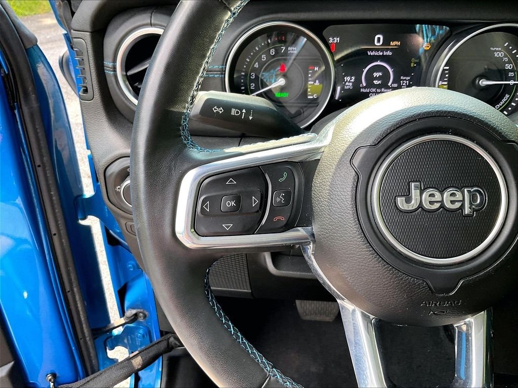 Used 2023 Blue Jeep Rubicon 4xe image 22
