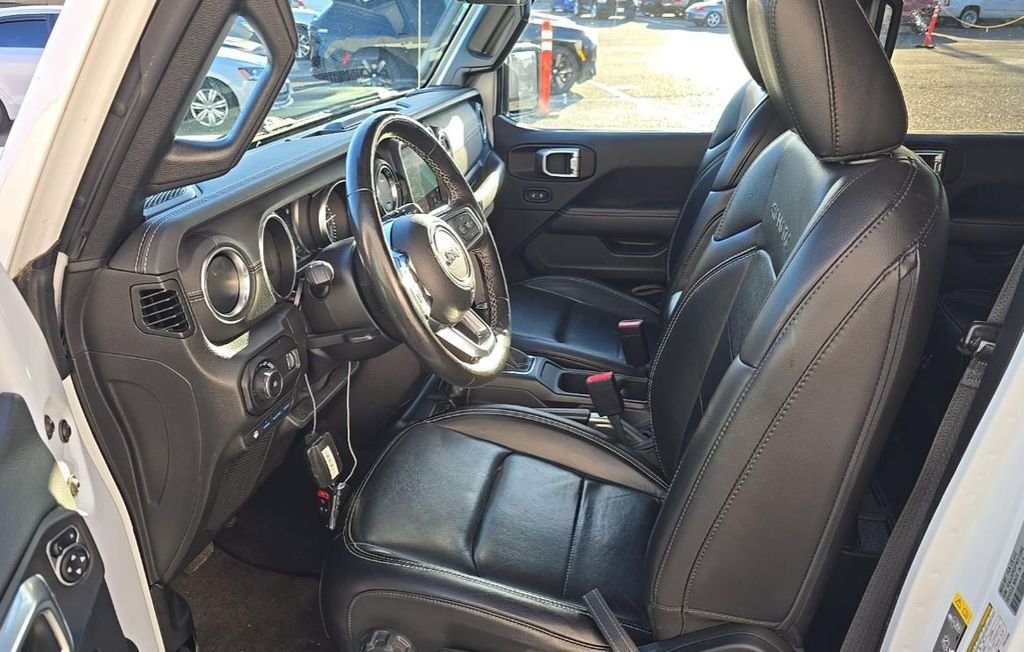 Used 2023 White Jeep Sahara 4xe image 7