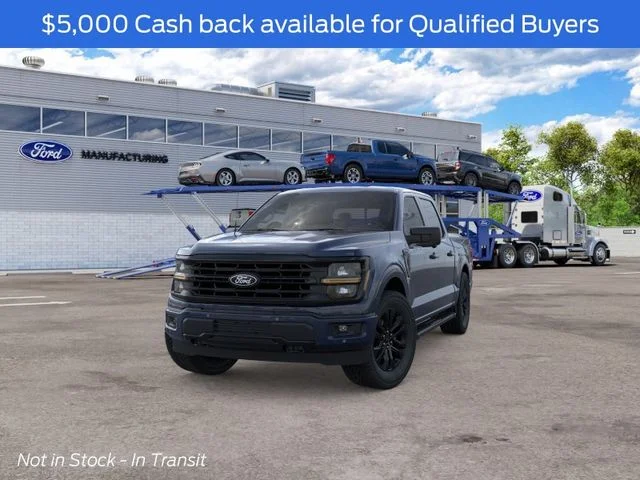 New 2026 Antimatter Blue Metallic Ford XLT image 2