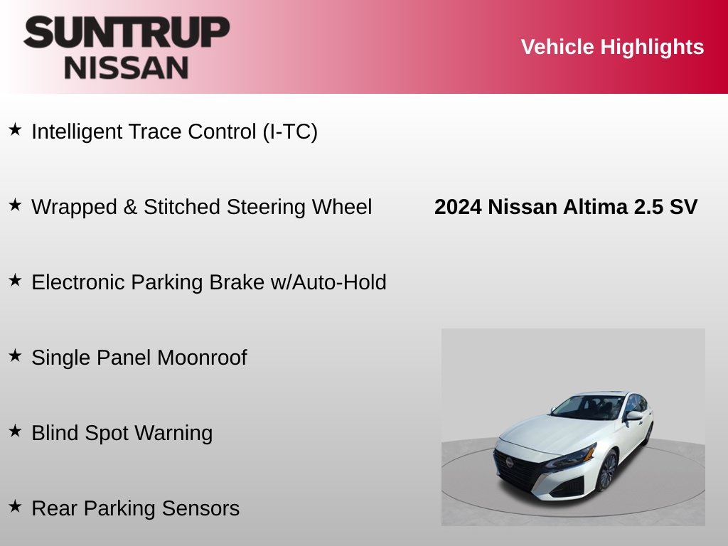 Used 2024 White Nissan 2.5 SV image 16