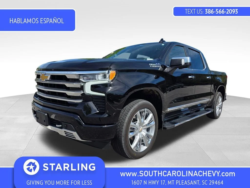 Used 2025 Black Chevrolet High Country image 1