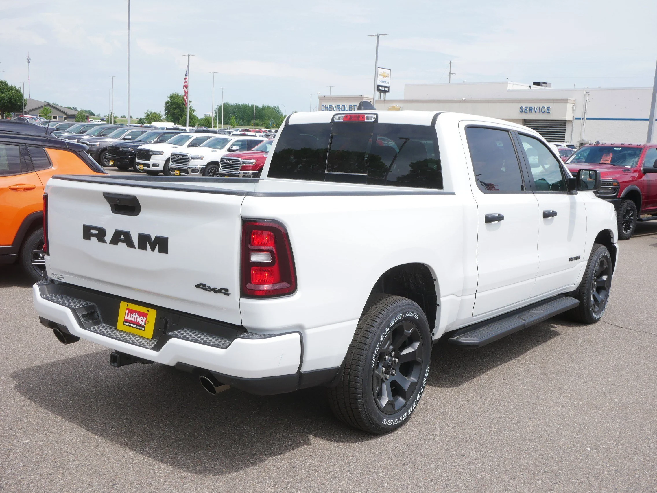 New 2026 Bright White Clearcoat RAM Express image 3