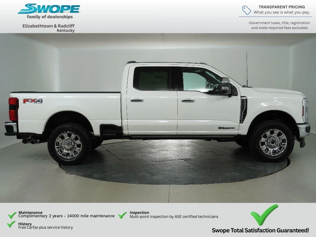 New 2026 Star White Metallic Tri-Coat Ford F-250® King Ranch® image 3