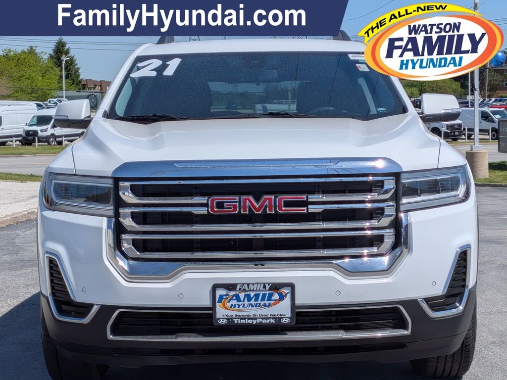 Used 2021 White GMC SLE image 8