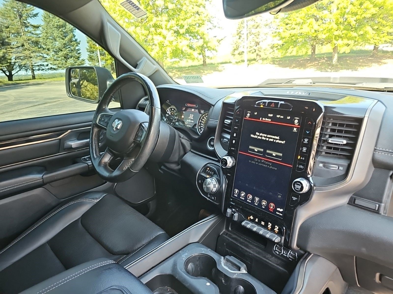 Used 2020 Diamond Black Crystal Pearlcoat Ram Rebel image 12