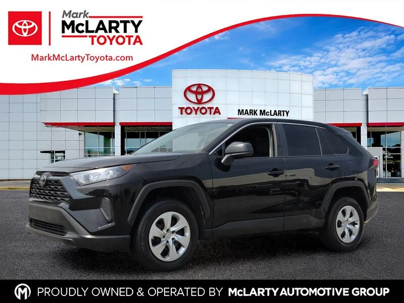 Used 2022 Midnight Black Metallic TOYOTA LE AWD image 1