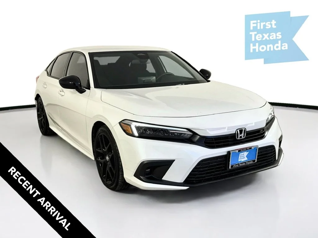 Certified Used 2024 Platinum White Pearl Honda Sport image 1