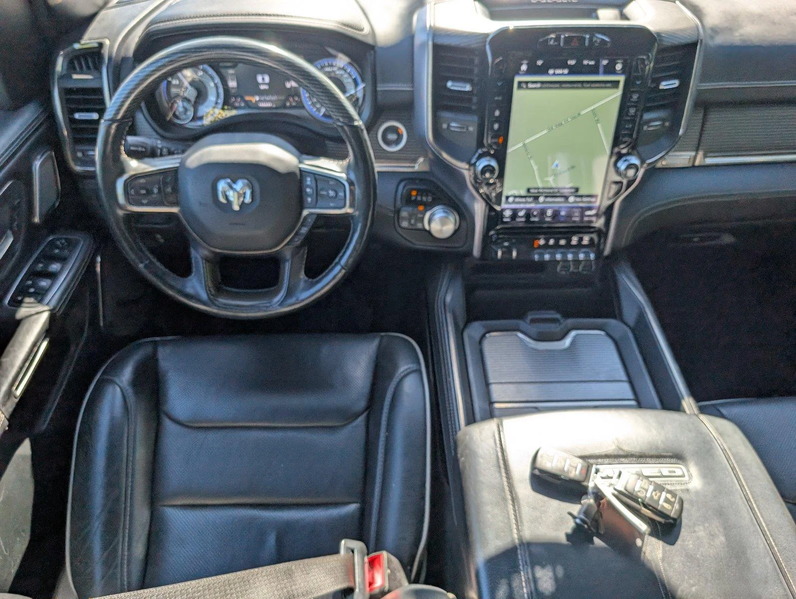 Used 2020 Diamond Black Crystal Pearlcoat Ram Limited image 22