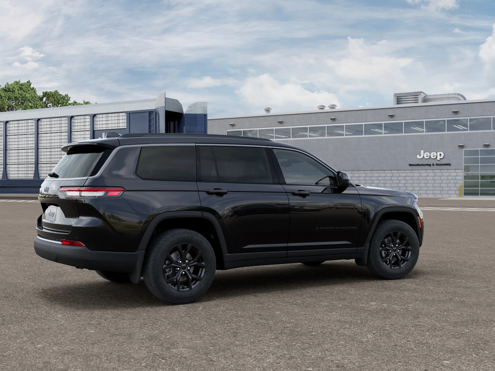 New 2026 Diamond Black Crystal Pearl-Coat Exterior Paint Jeep Altitude image 4